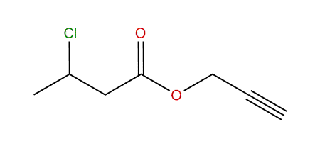 Prop-2-ynyl 3-chlorobutanoate